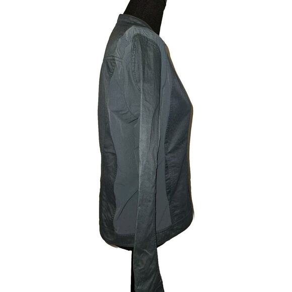 KUHL Krush Button Snap Down Casual Light Jacket Green Hiking Womens Size Med - Picture 8 of 12